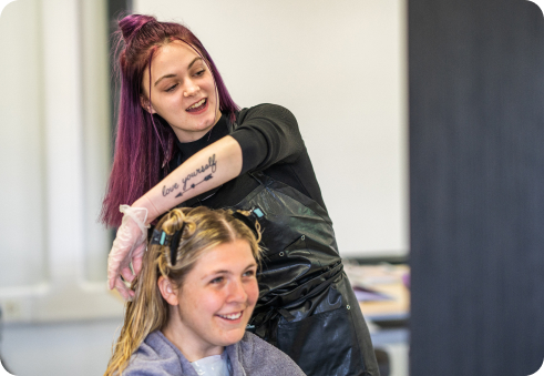 Hairdressing and Barbering at Keighley College