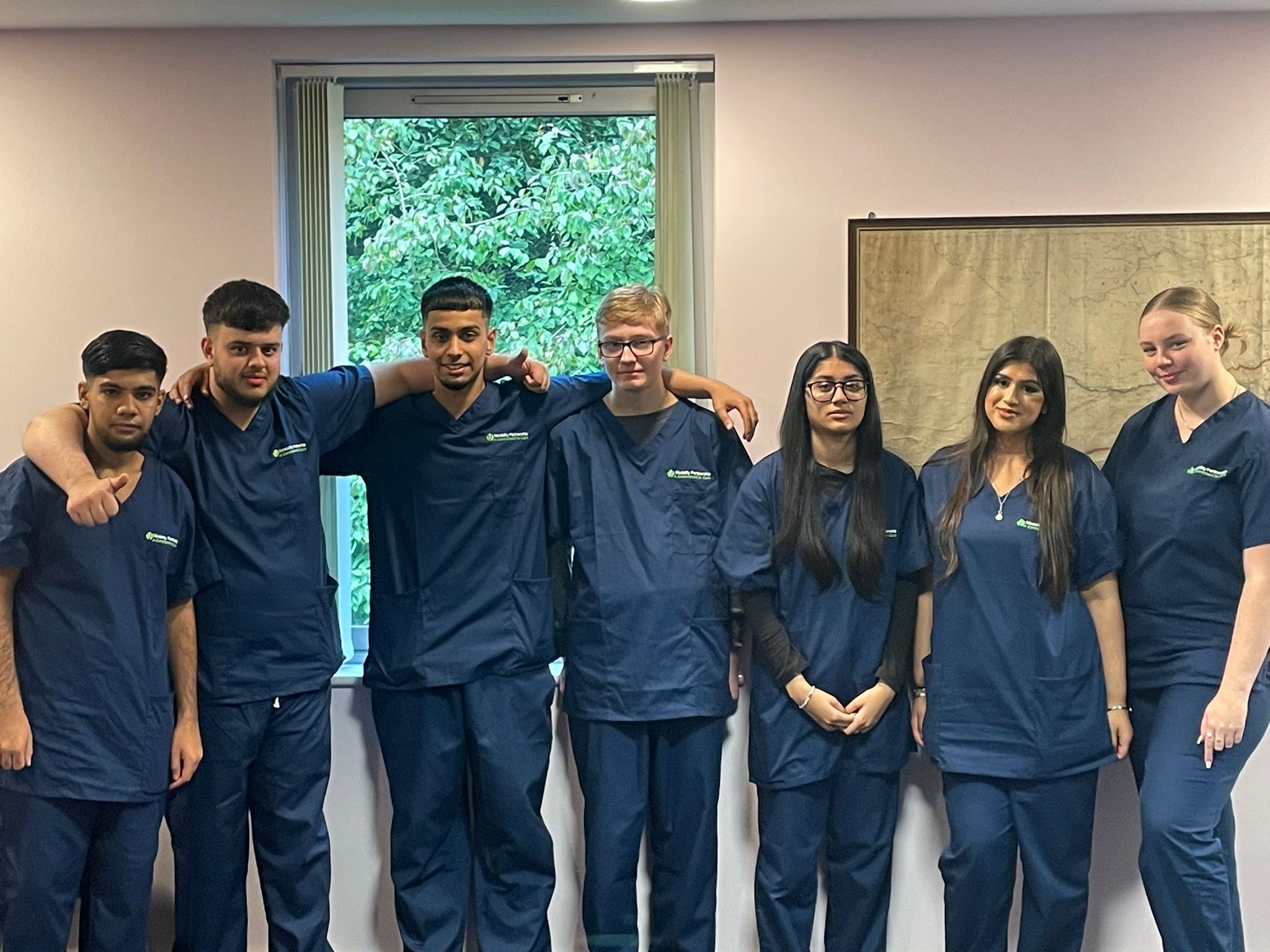 Some of the Keighley College apprentices who are taking up positions at Modality Partnership GP practices across Airedale, Craven and Wharfedale this year.