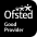 black Ofsted good provider logo