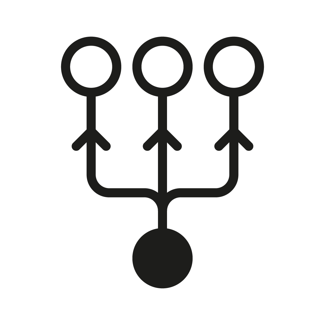 Stem 7 flexibility black icon