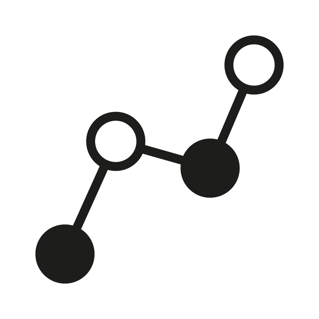 Stem 7 data driven decision black icon