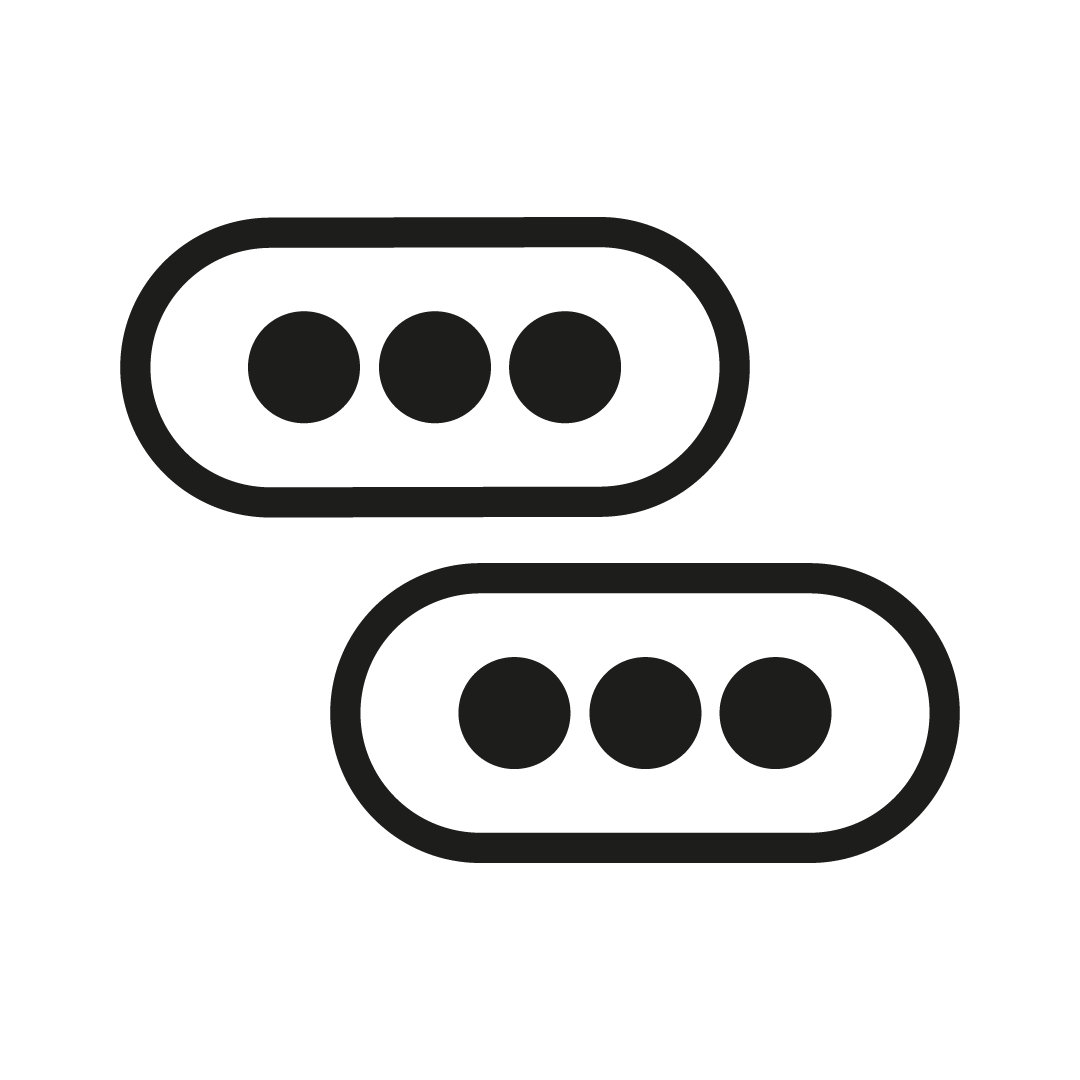 Stem 7 communication black icon
