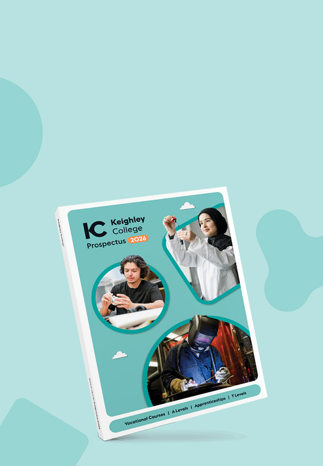 Keighley College Prospectus 2026 Banner Mobile