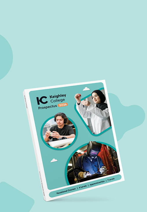 Keighley College Prospectus 2026 Banner Mobile